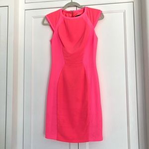 Ted Baker Hot Pink/Orange Dress